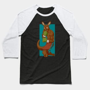 With boxing gloves - cartoon kangaroo boxer Baseball T-Shirt